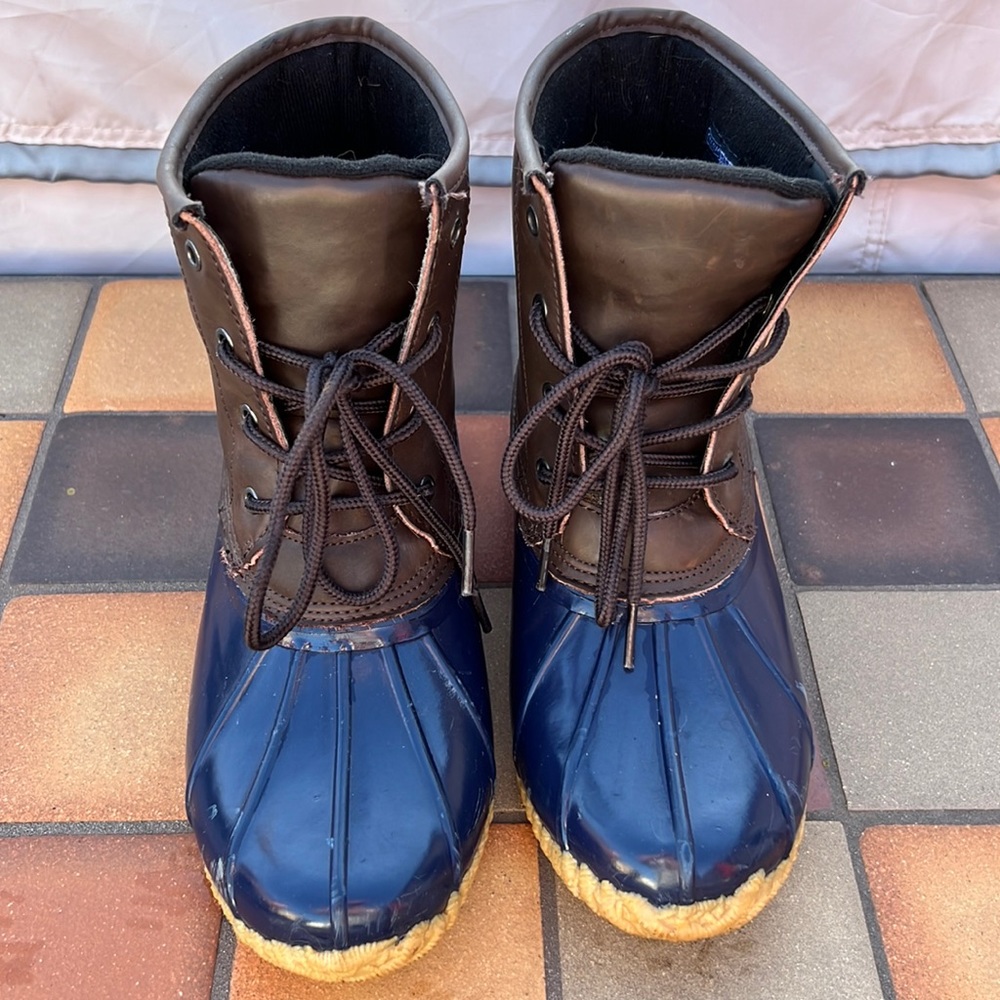 Merona golashes outdoor work rain boots booties water resistant